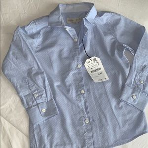 New!! Zara Polk dot button down!